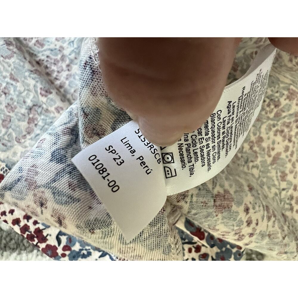 NATION LTD 2023 Martine Casual Peasant Cherry Blossom Maxi Dress - Picture 16 of 16